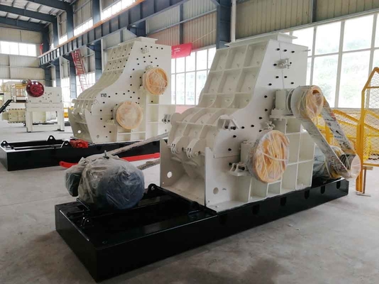 খনিজ পদার্থ প্রক্রিয়াকরণের জন্য 220V / 380V ডাবল রটার হাতুড়ি পেষণকারী HC800*2A