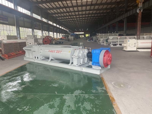 ডাবল শ্যাফ্ট স্বয়ংক্রিয় মিক্সিং মেশিন 220V / 380V ক্লে মিক্সার ইটের জন্য