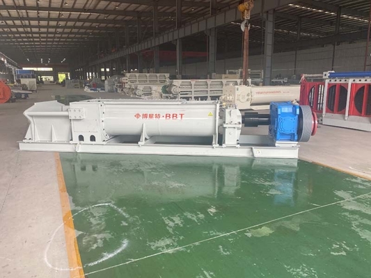ডাবল শ্যাফ্ট স্বয়ংক্রিয় মিক্সিং মেশিন 220V / 380V ক্লে মিক্সার ইটের জন্য