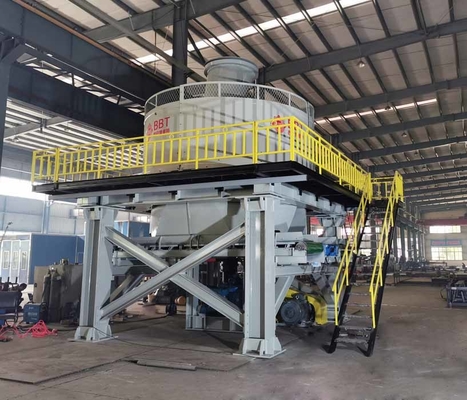 ইট উত্পাদন লাইন ভেজা প্যান মিল 65200kg ওজন কাস্টমাইজড