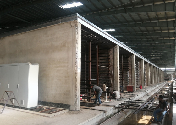স্বয়ংক্রিয় লাল কাদামাটি ইট ড্রায়ার মেশিন একক স্তর ড্রায়ার চেম্বার