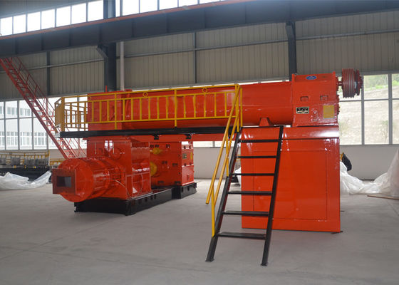 সেমি অটোমেটিক ব্লক তৈরির উদ্ভিদ মেশিন ছোট মডেল ভ্যাকুয়াম এক্সট্রুডার ক্লে মল মাটি ফ্লাই অ্যাশ ব্লক জন্য