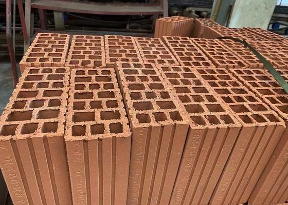 টানেল ড্রায়ার এবং বড় ক্ষমতা ৮০০ টন/দিন সহ ক্লে হলো ব্লক তৈরির জন্য টানেল কিলন স্বয়ংক্রিয় উৎপাদন লাইন