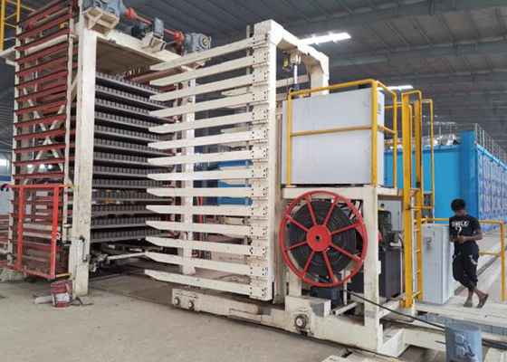 290KW স্বয়ংক্রিয় কাদামাটি ইট ড্রায়ার মেশিন মাটি ব্লক শুকানোর চেম্বার সিস্টেম