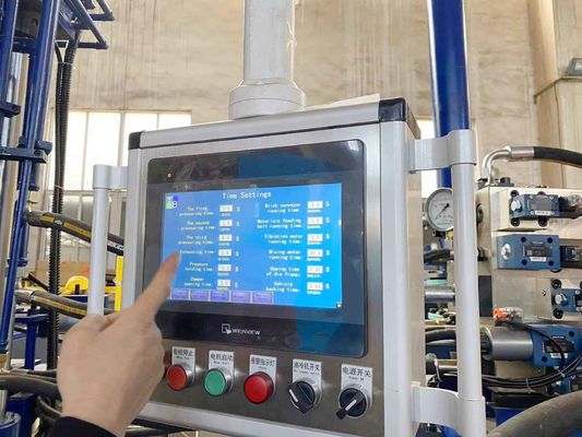 ইনসুলেটিং ইট তৈরি এবং রিফ্র্যাক্টরি ইট তৈরির জন্য কাস্টম বিল্ডিং হাই প্রেসার ২০ টন থেকে ১২০০ টন ব্লু হাইড্রোলিক প্রেস,