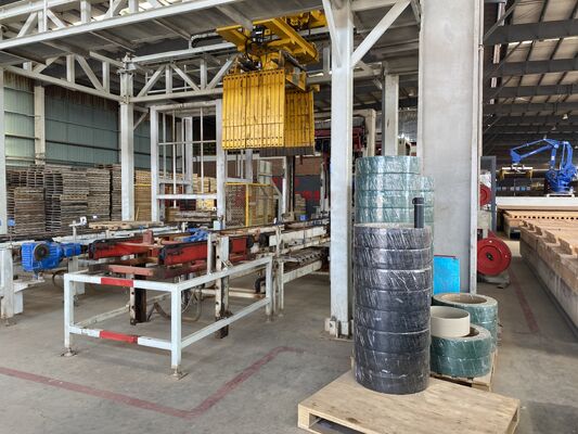 টানেল ড্রায়ার, টানেল কিলন সহ ক্লে ব্রিক প্রোডাকশন লাইনের জন্য স্বয়ংক্রিয় আনলোডিং এবং প্যাকেজিং সিস্টেম